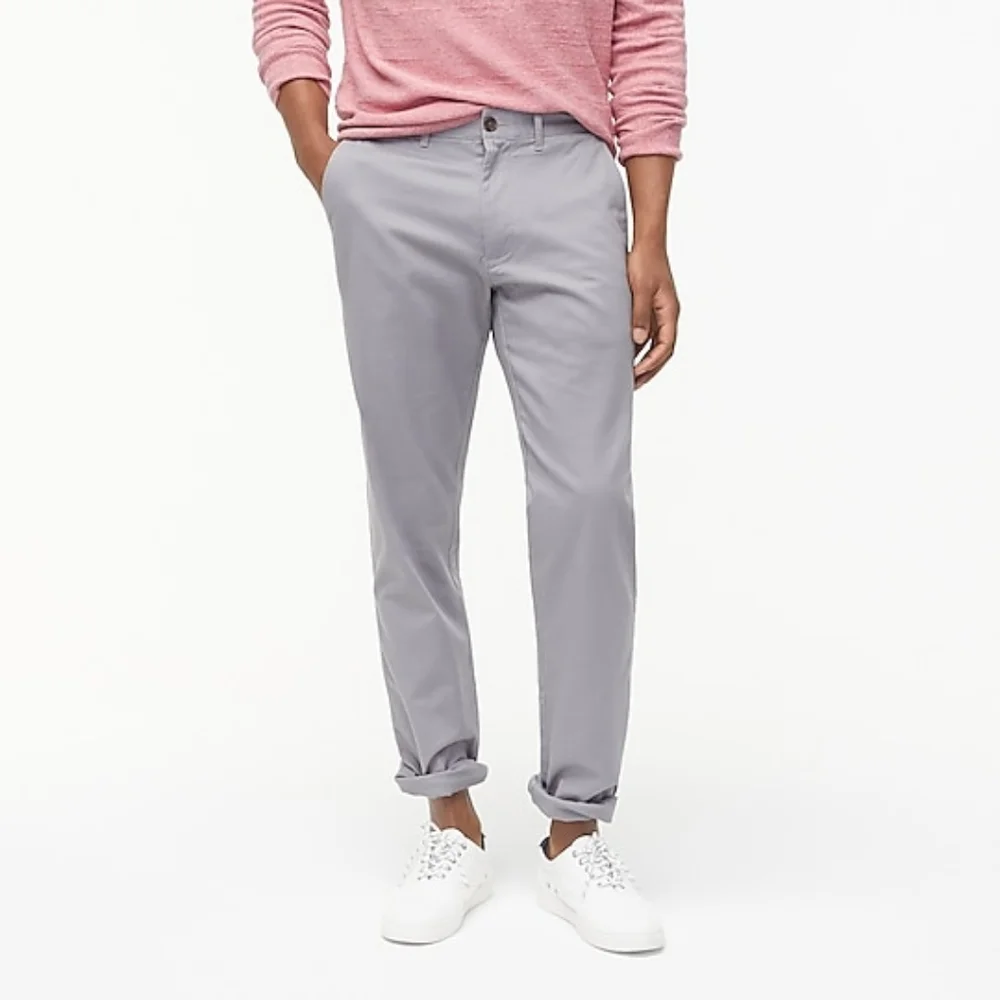 J. Crew Straight-fit flex khaki pant
